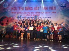 National University of Civil Engineering won the first prize in 14th National Singing Contest "Student’s voice” for academic year 2015-2016