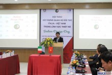 Hội thảo quốc tế: Xây dựng quan hệ đối tác Italia - Việt Nam trong lĩnh vực thiết kế