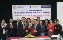 Lễ ký kết hợp tác Nghiên cứu khoa học, chuyển giao công nghệ và đào tạo giữa Viện Khoa học & Kỹ thuật môi trường (IESE) và Công ty Grundfos Việt Nam