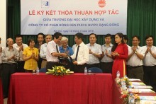 Lễ ký kết thoả thuận hợp tác giữa Trường Đại học Xây dựng và Công ty Cổ phần bóng đèn phích nước Rạng Đông