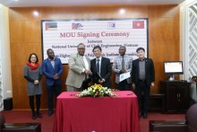Lễ ký Biên bản ghi nhớ việc hợp tác giữa Trường Đại học Xây dựng và Viện Bách khoa Songo, Mô-Dăm-Bích