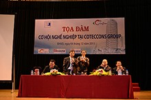 Tọa đàm “Cơ hội nghề nghiệp tại Coteccons Groups”