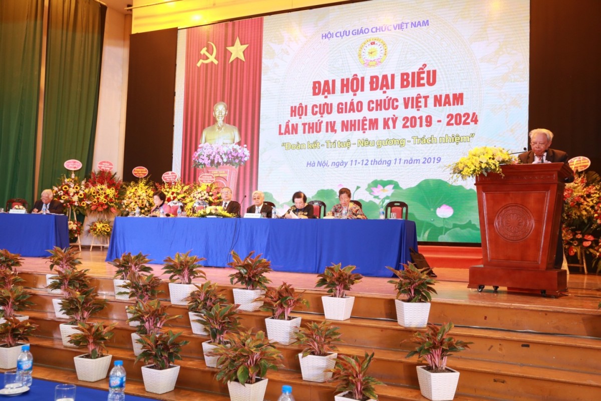 Đại hội Hội Cựu giáo chức Việt Nam lần thứ IV (nhiệm kỳ 2019-2024) tổ chức tại Trường Đại học Xây dựng