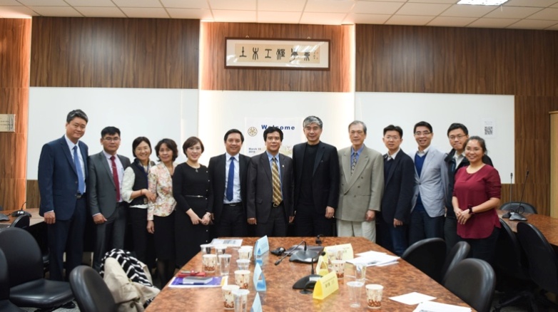 Chuyến thăm và làm việc tại trường Đại học Quốc gia Đài Loan (NTU) của Đoàn công tác trường Đại học Xây dựng