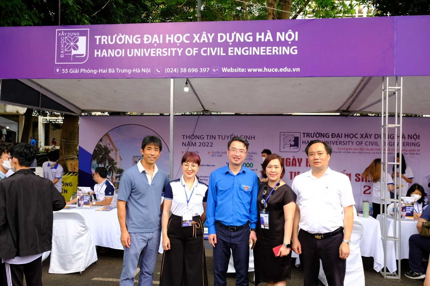 Trường Đại học Xây dựng Hà Nội tham gia Ngày hội Tư vấn Tuyển sinh – Hướng nghiệp năm 2022