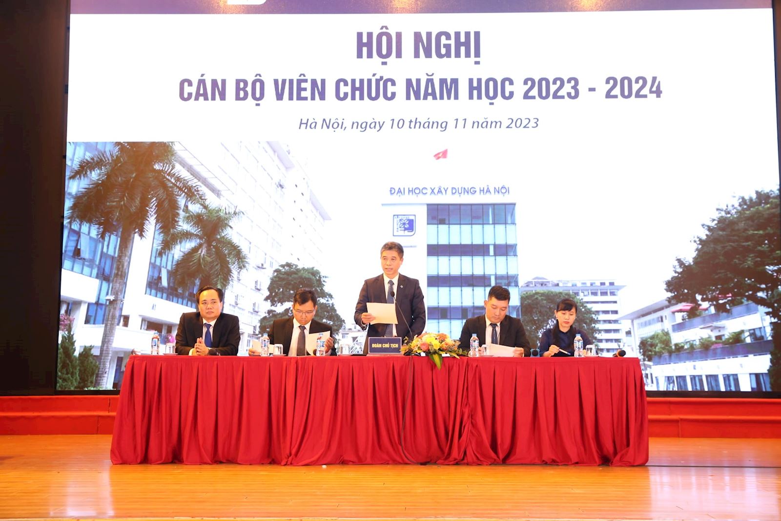 Hội nghị Cán bộ viên chức Trường Đại học Xây dựng Hà Nội, năm học 2023-2024
