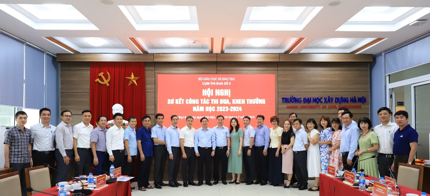 Hội nghị Sơ kết Công tác thi đua - khen thưởng của Cụm thi đua số 5 năm học 2023 - 2024